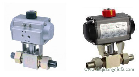氣動(dòng)卡套式高壓焊接球閥