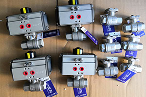 兩片式氣動球閥